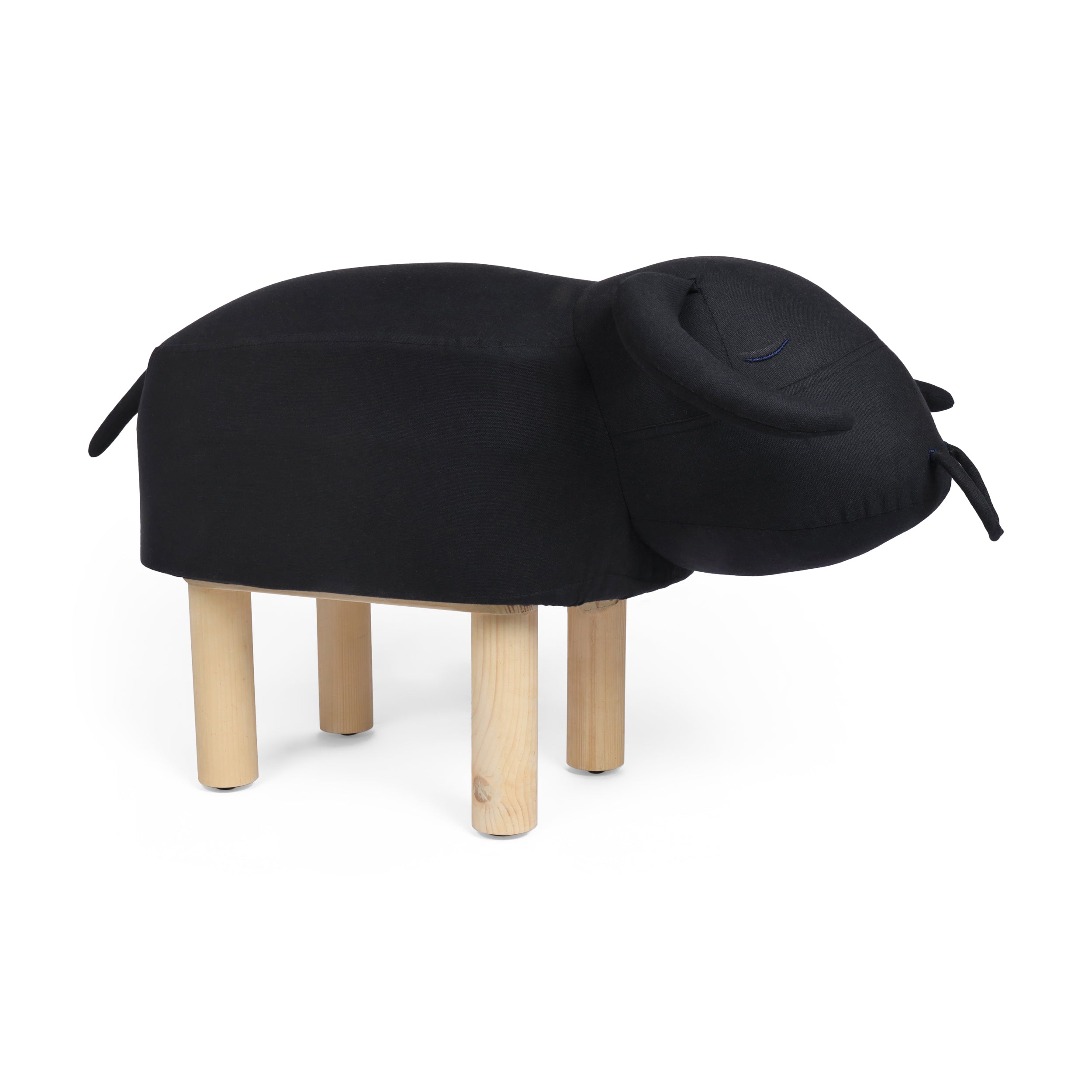 Ottavia Contemporary Kids Bull Ottoman