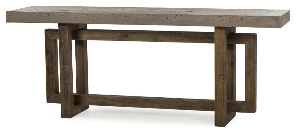 Zoey Console Table Large   Industrial   Console Tables   by AED Luxury Home Decor  Houzz