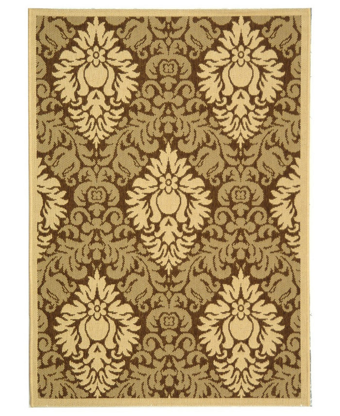 Safavieh Courtyard CY2714 Brown and Natural 2' x 3'7 Rectangle Outdoor Area Rug