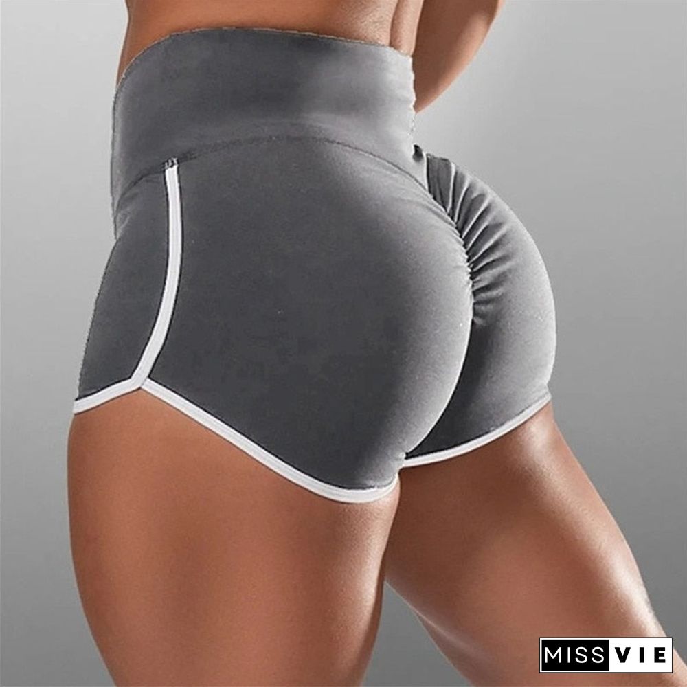 Back To School Outfit  New Summer Black Grey Sport Shorts Women Casual Shorts Workout Waistband Skinny Sexy Short S-3Xl