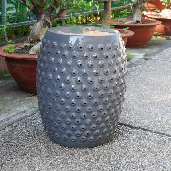 Drum Ceramic Garden Stool