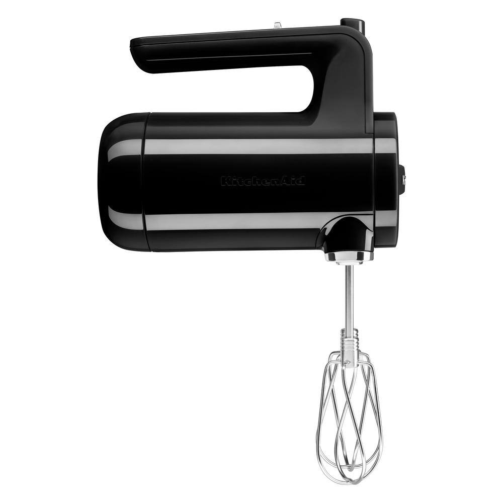 KitchenAid Cordless 7-Speed Onyx Black Hand Mixer KHMB732OB