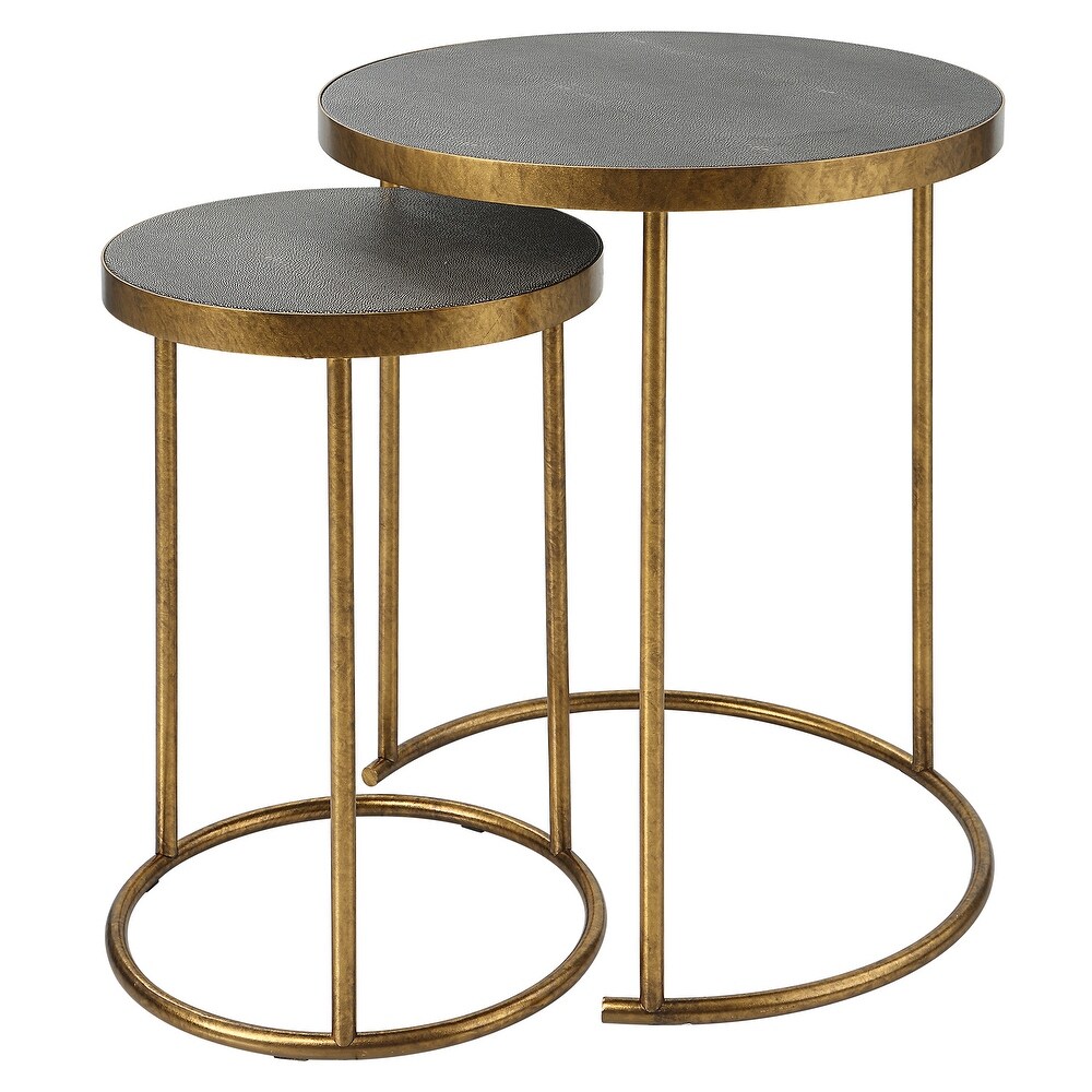 Uttermost Aragon Brass Nesting Tables  S/2   20\