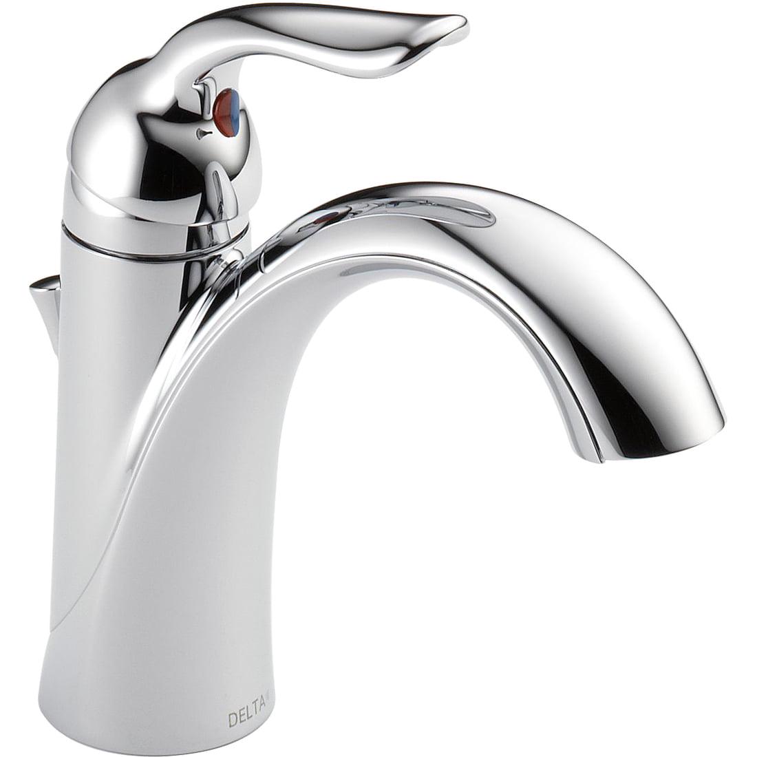 Delta Lahara Single Handle Bathroom Faucet in Chrome 538-MPU-DST