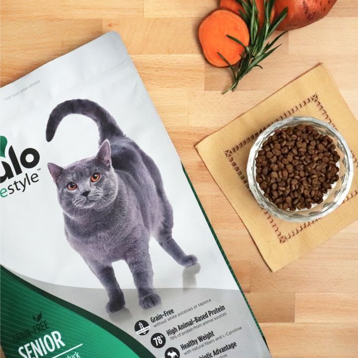 Nulo Freestyle Senior Alaska Pollock， Duck and Sweet Potato Recipe Grain-Free Dry Cat Food