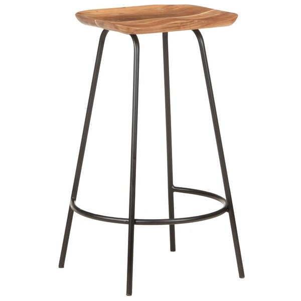 vidaXL Bar Stools 4 pcs Solid Acacia Wood - 15