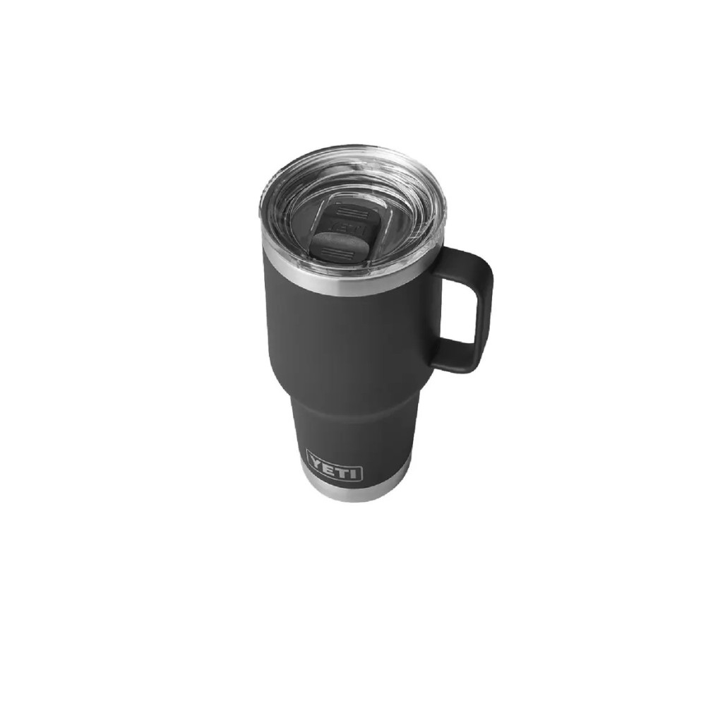 Yeti Black Rambler 30oz Travel Mug with Stronghold Lid