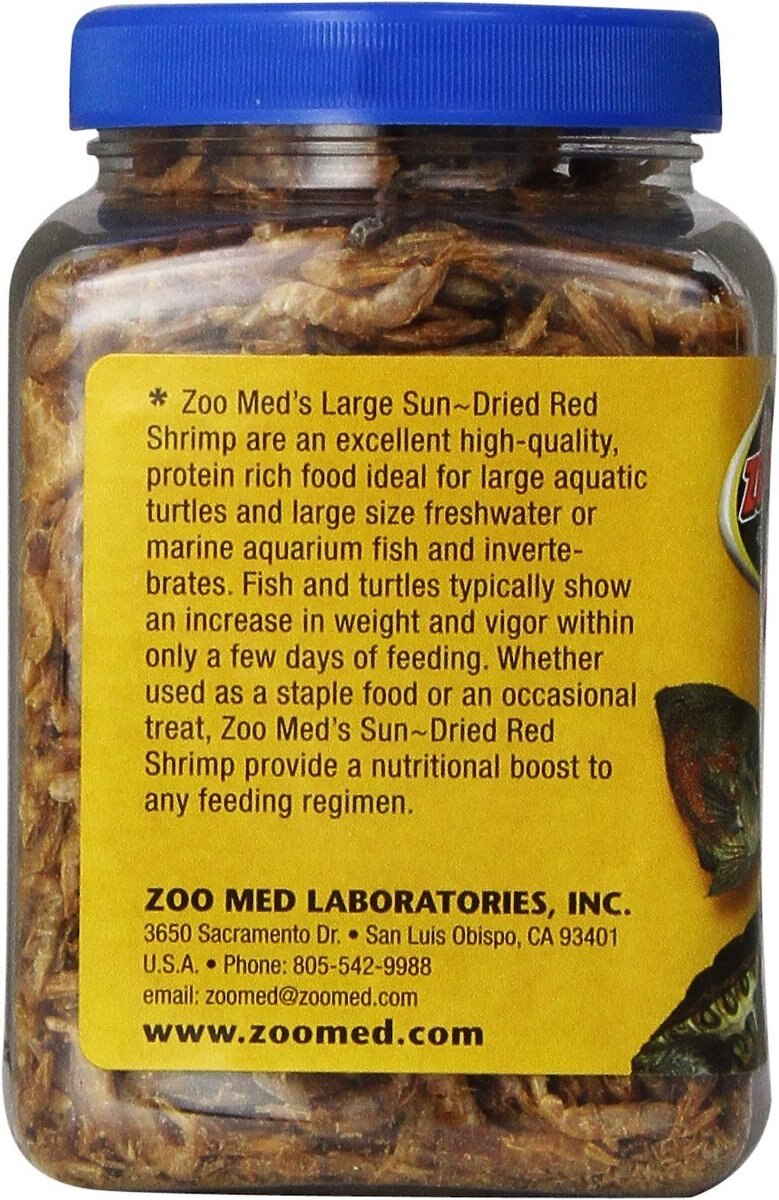 Zoo Med Large Sun-Dried Red Shrimp Turtle Treats