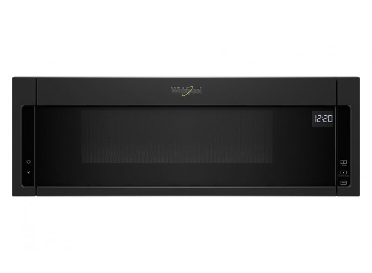 Whirlpool 1.1 Cu. Ft. Black Low Profile Microwave Hood Combination