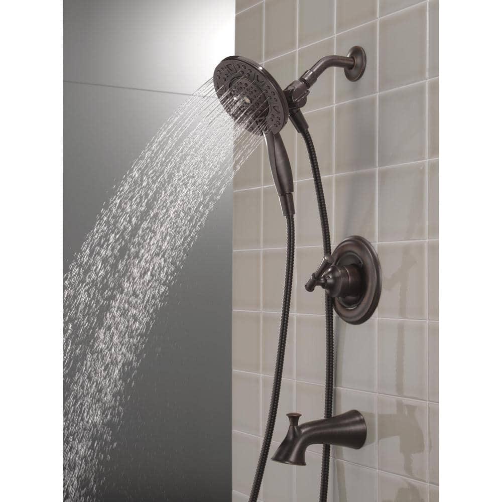 Delta Chamberlain In2ition SingleHandle 4Spray Tub and Shower Faucet in Venetian Bronze