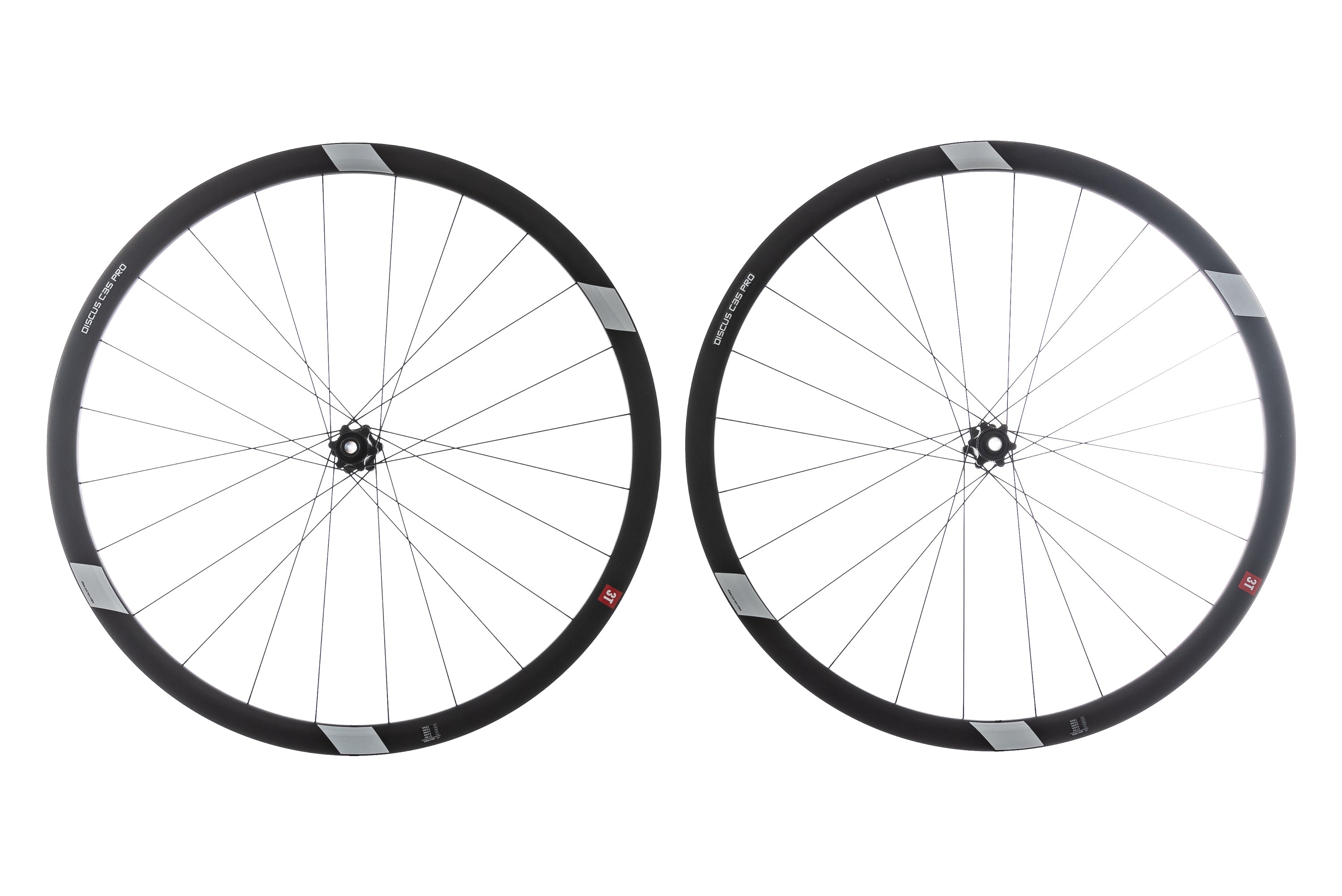 3T Discus C35 Pro Aluminum Clincher 700c Wheelset