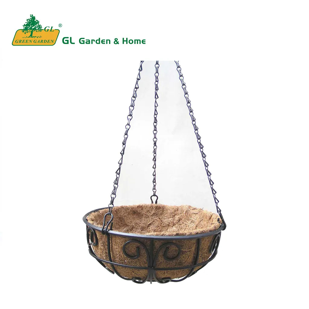 Custom Design New Hot Fashion for Home Indoor Planter Heavy Duty Hanging Basket Dia 12''(30 cm)