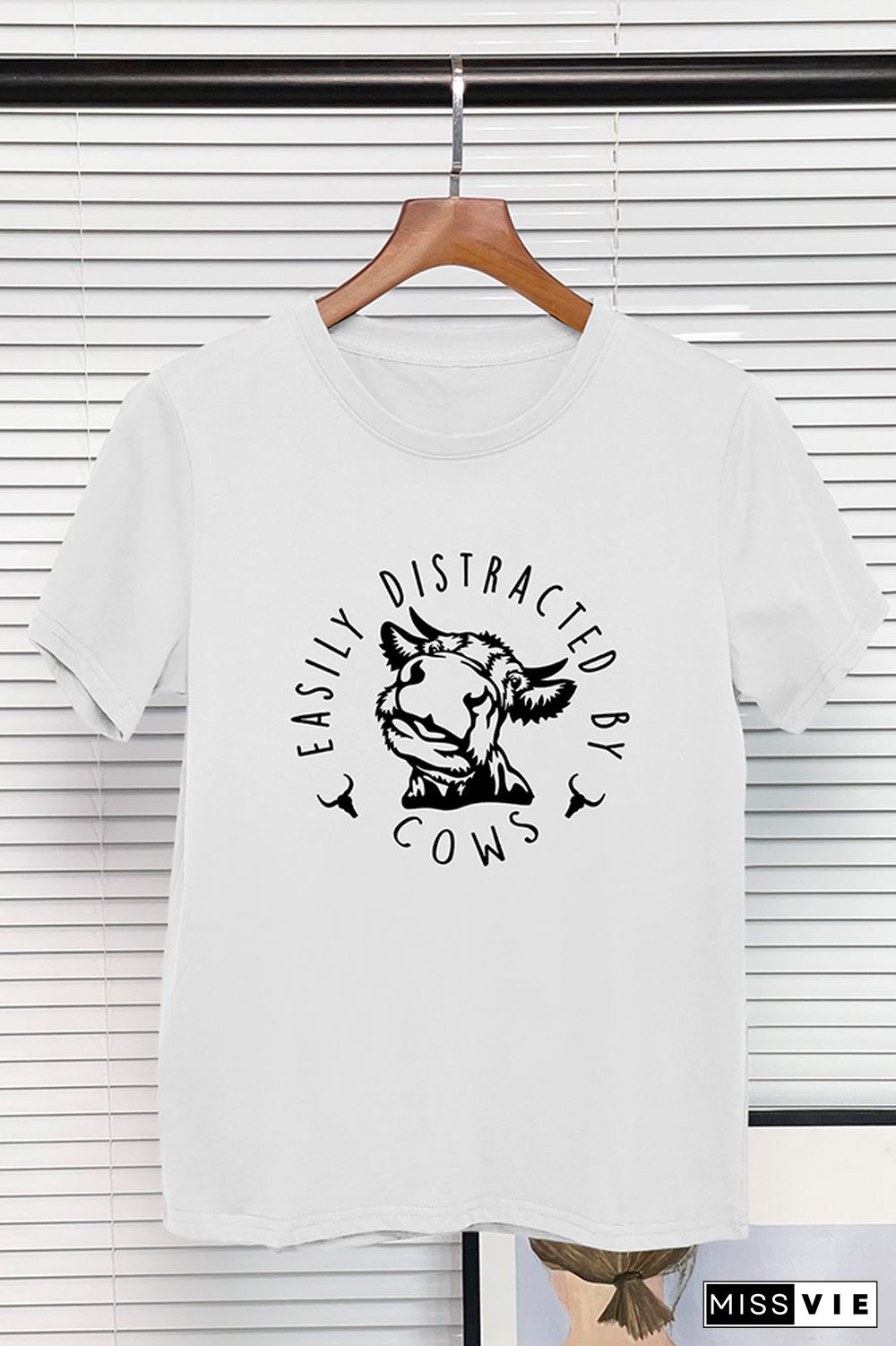 Easily Distracted By Cows Graphic Tee