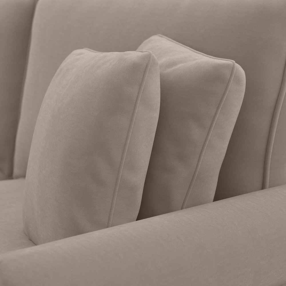 Coventry 113W U Shaped Sectional Couch by Bush Furniture