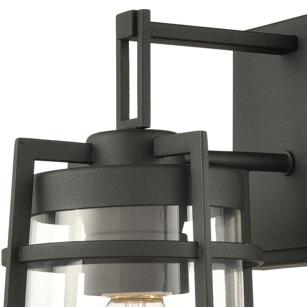 Crofton 12'' High 1-Light Outdoor Sconce - Charcoal Shopping - The Best Deals on Outdoor Wall Lanterns | 39684561