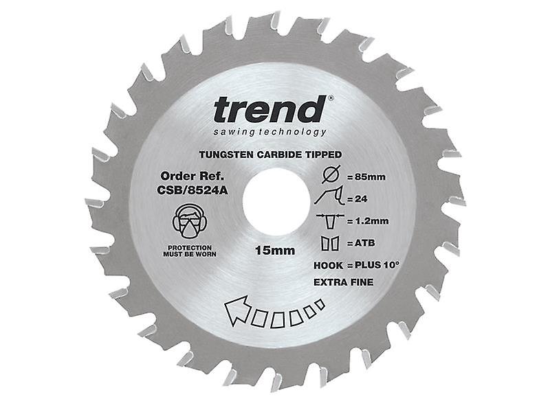 Trend CraftPro Mini Saw Blade 85 x 15mm x 24T CSB/8524A