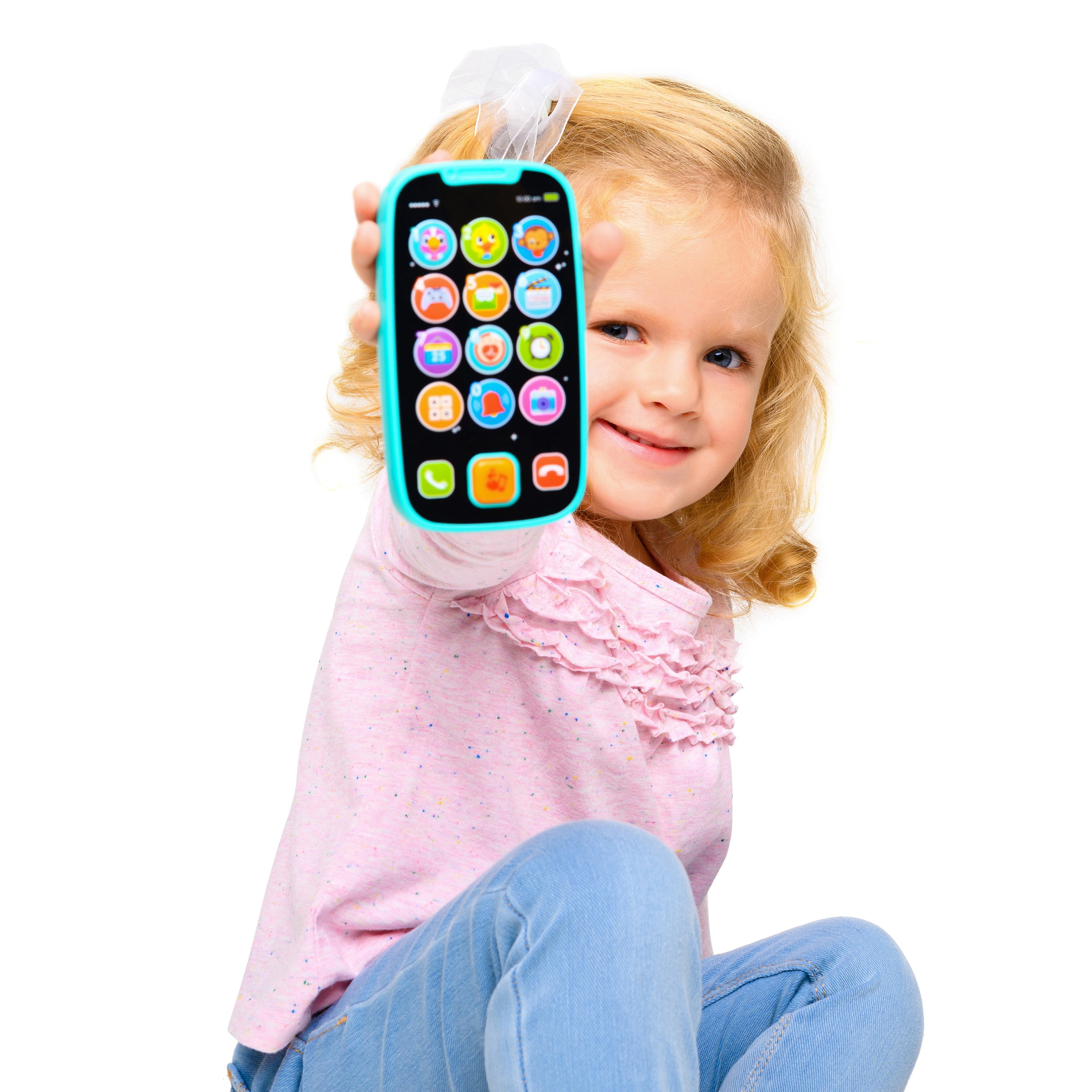 CifToys Toy Phone for Kids， Baby Cell Phone with Light and Sounds， 12 Months+