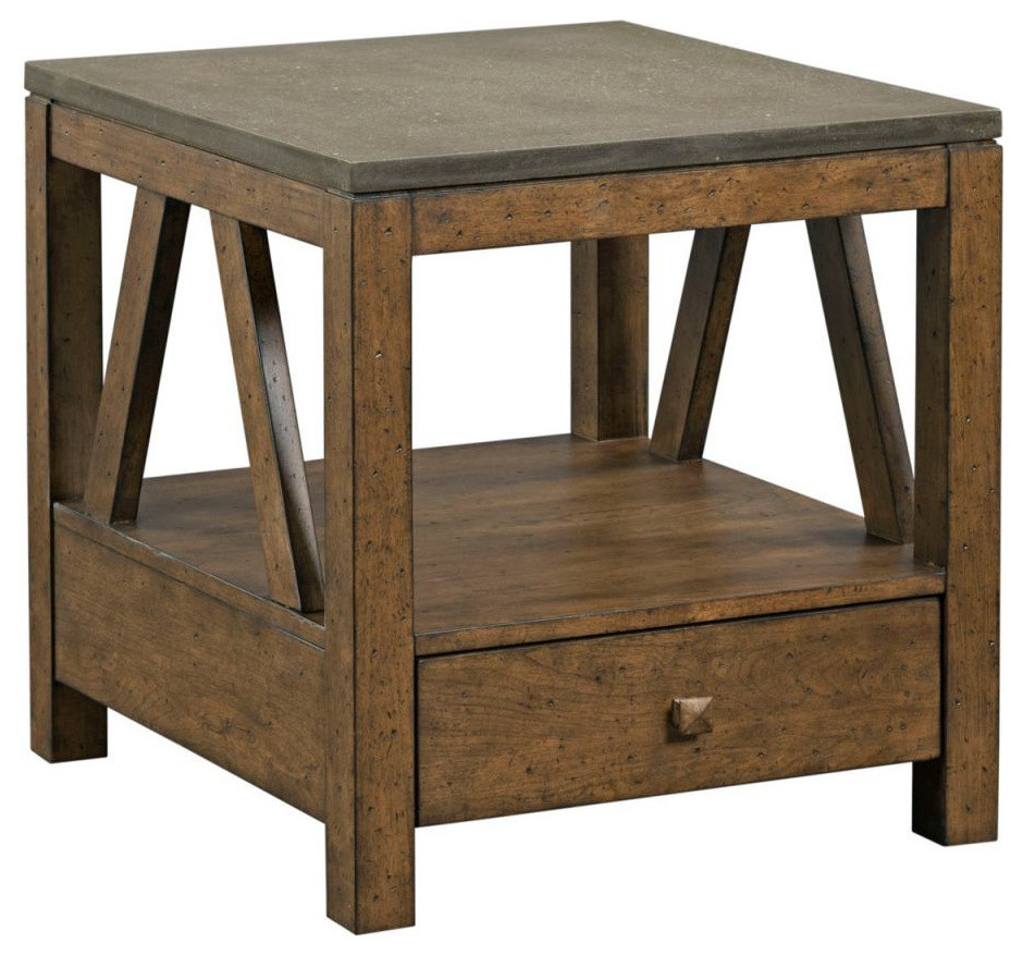 Kincaid Furniture Modern Classics Mason Drawer End Table   Industrial   Side Tables And End Tables   by Unlimited Furniture Group  Houzz