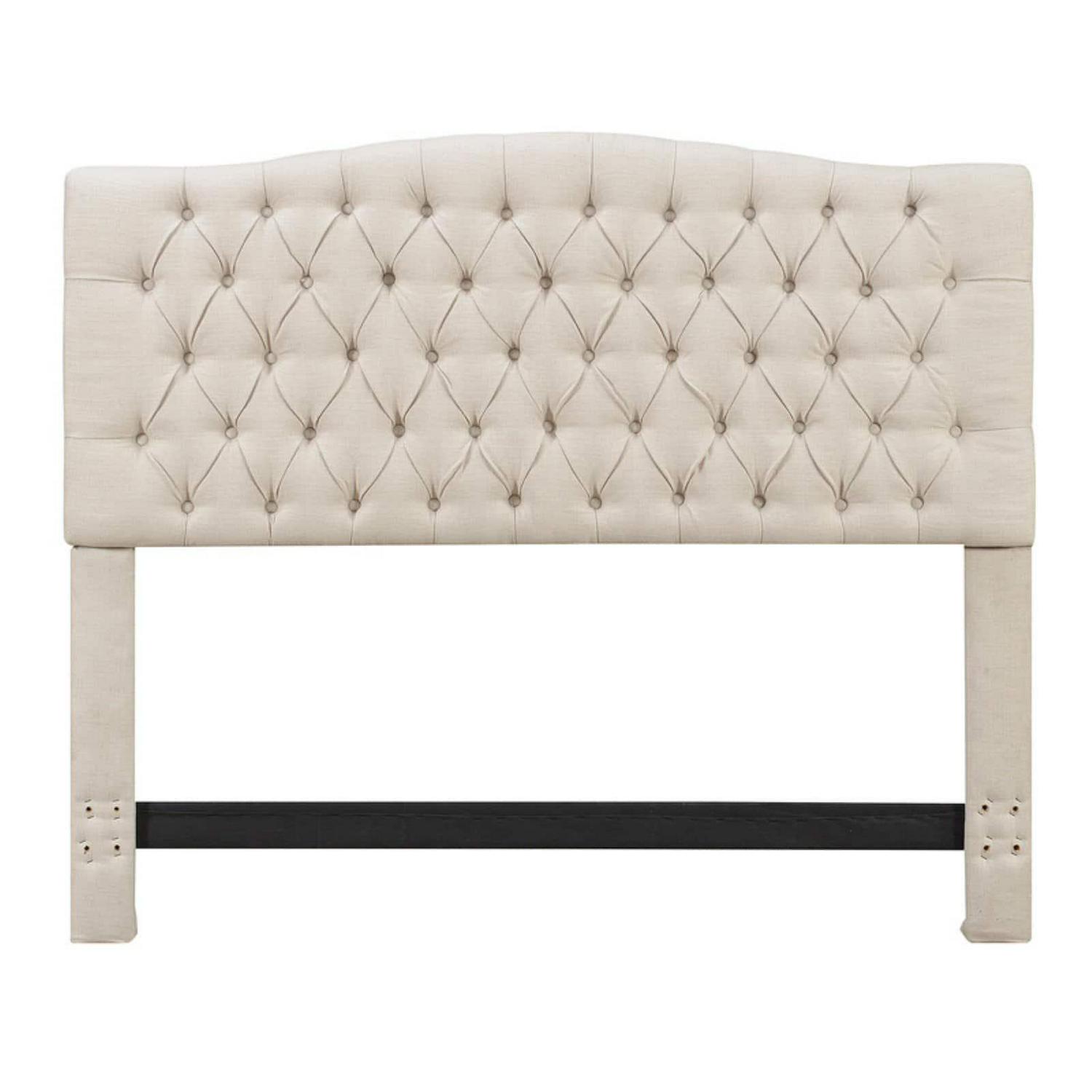 Elle Decor Tufted Upholstered Headboard