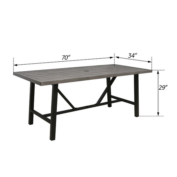 Patio Dining Table Outdoor 70