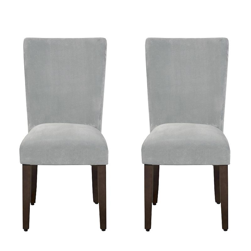 HomePop Velvet Dining Chair 2-piece Set