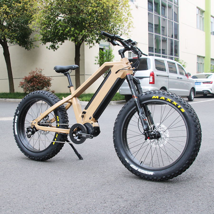 popular Snow Fat electric bike 48V 1000W BAFANG mid Motor  city e bike chain drive fat tire electric bike