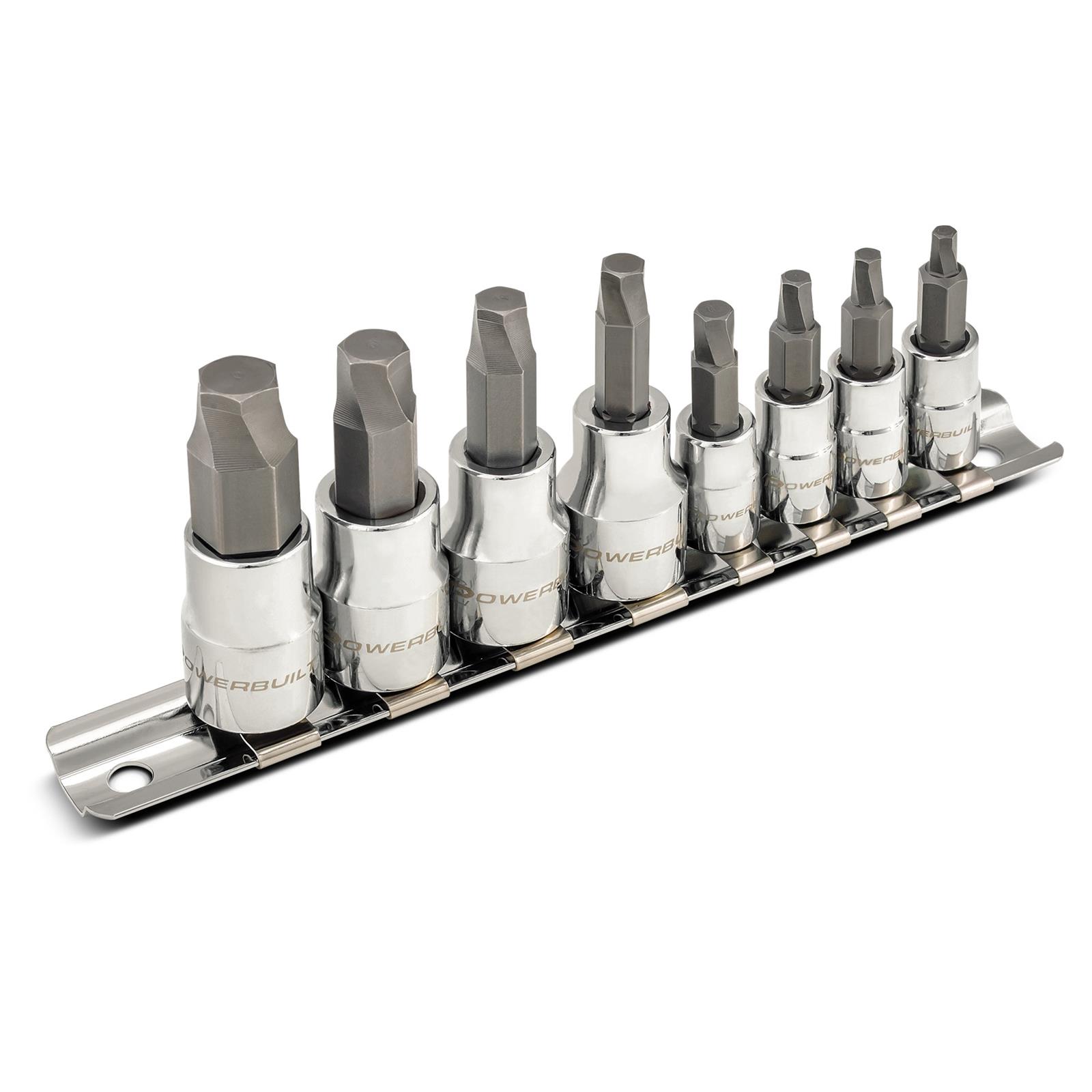 Powerbuilt Tools 240094 Powerbuilt Zeon Hex Bit Socket Sets