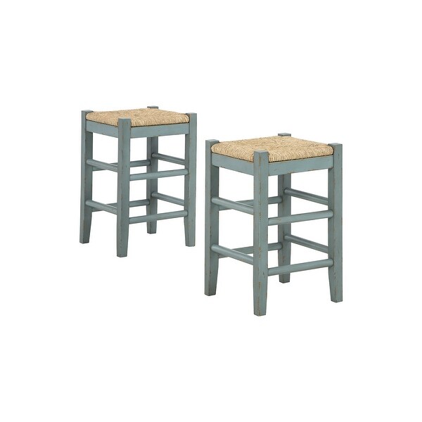 Ashley Furniture Mirimyn Teal Stool (Set of 2) - 15