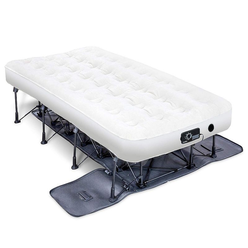 Ivation EZ-Bed， Twin Air Mattress with Built In Pump， Easy Inflatable Mattress