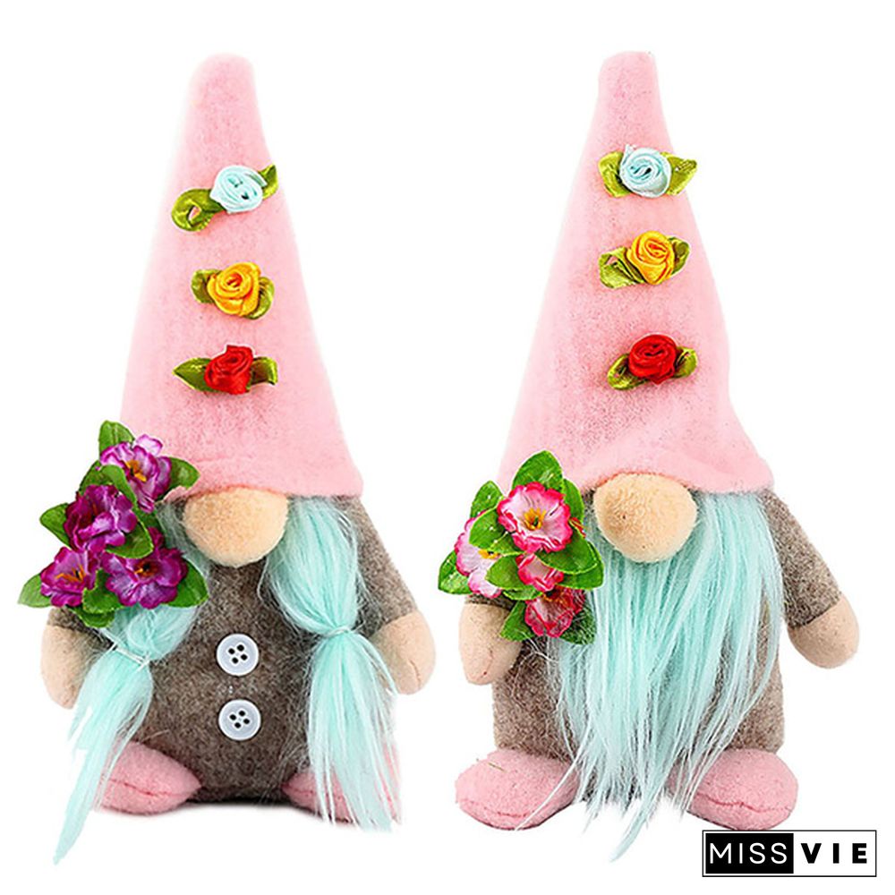 Faceless Gnome Plush Doll, Scandinavian Tomte Elf Ornaments For Tabletop, Home