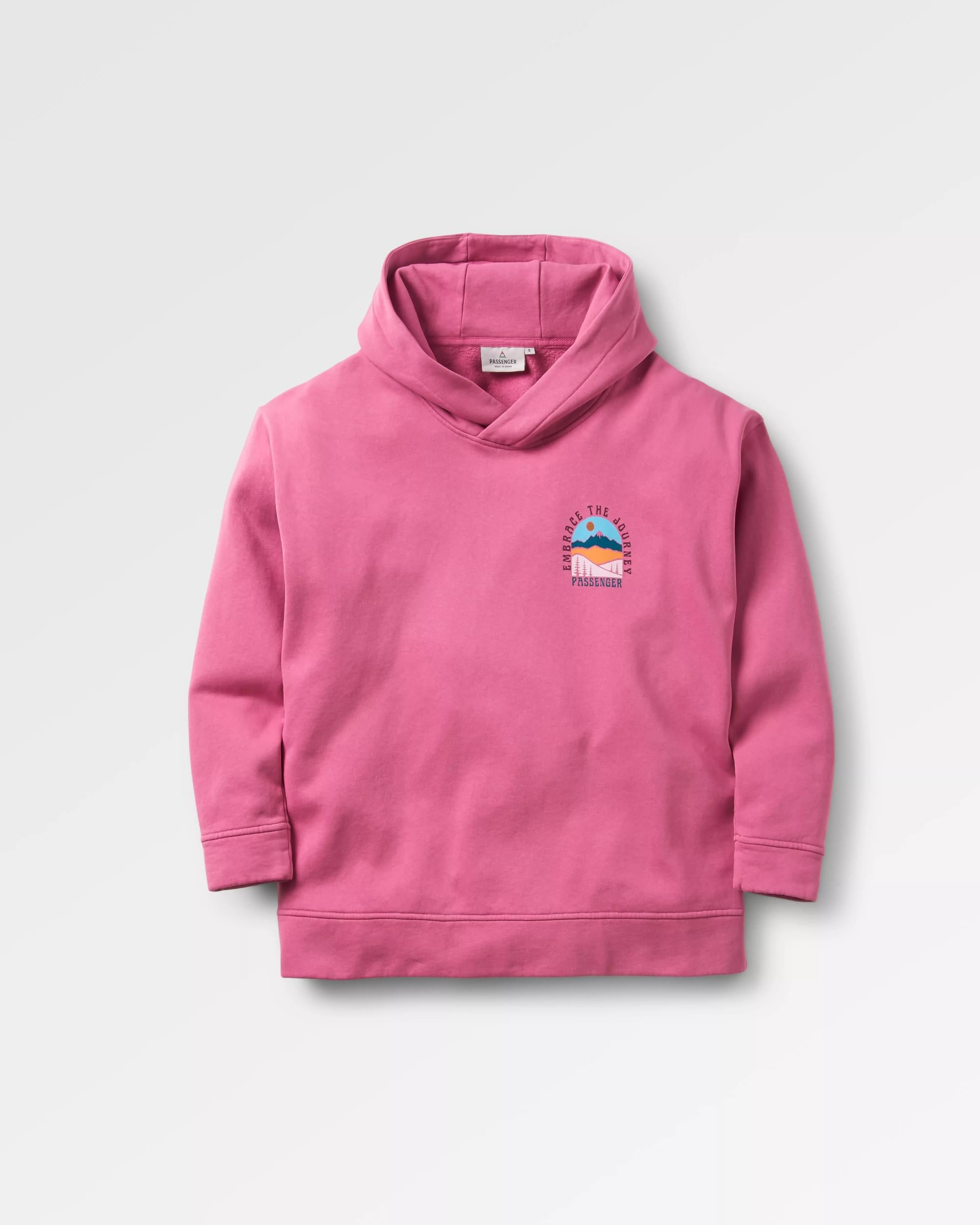 Outlook Recycled Cotton Hoodie - Mauve Haze