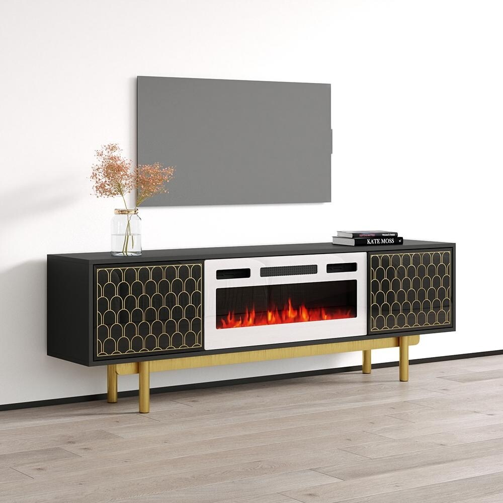 Karp WH EF Fireplace TV Stand