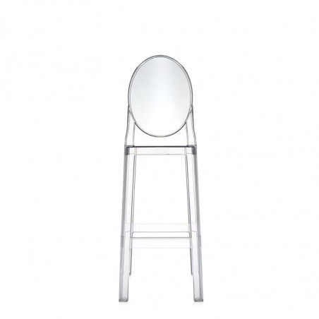 Tabouret haut One more dossier médaillon KARTELL - Tabouret de bar H75CM