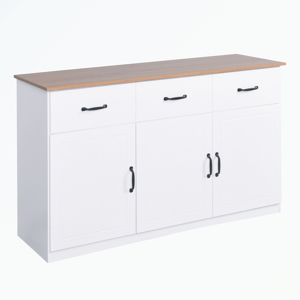 Kitchen Sideboard with 3 Doors and 3 Drawers