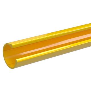 Formufit 1-14 in. x 40 in. Yellow Pipe Clamp Schedule 40 Rigid PVC Material Clip (2-Pack) P114CLP-YE-40x2