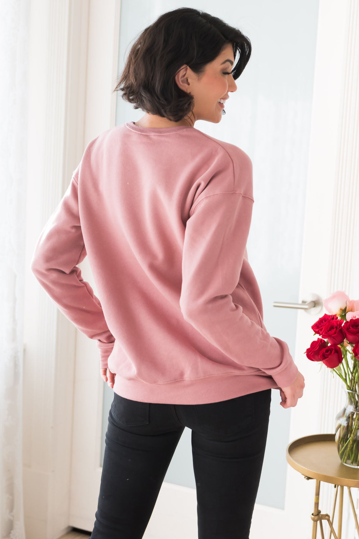 Candy Heart Modest Sweatshirt