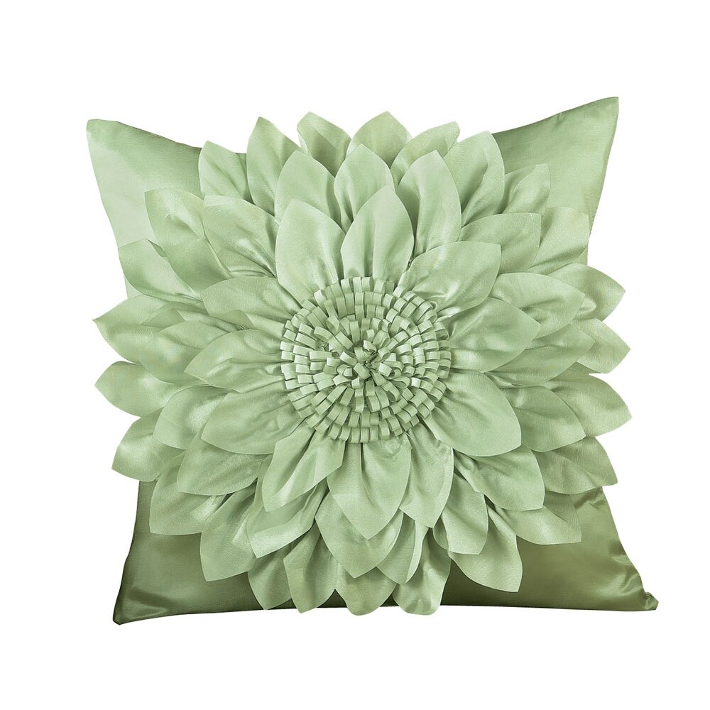 Elegant Blooming Flower Pillow Cover