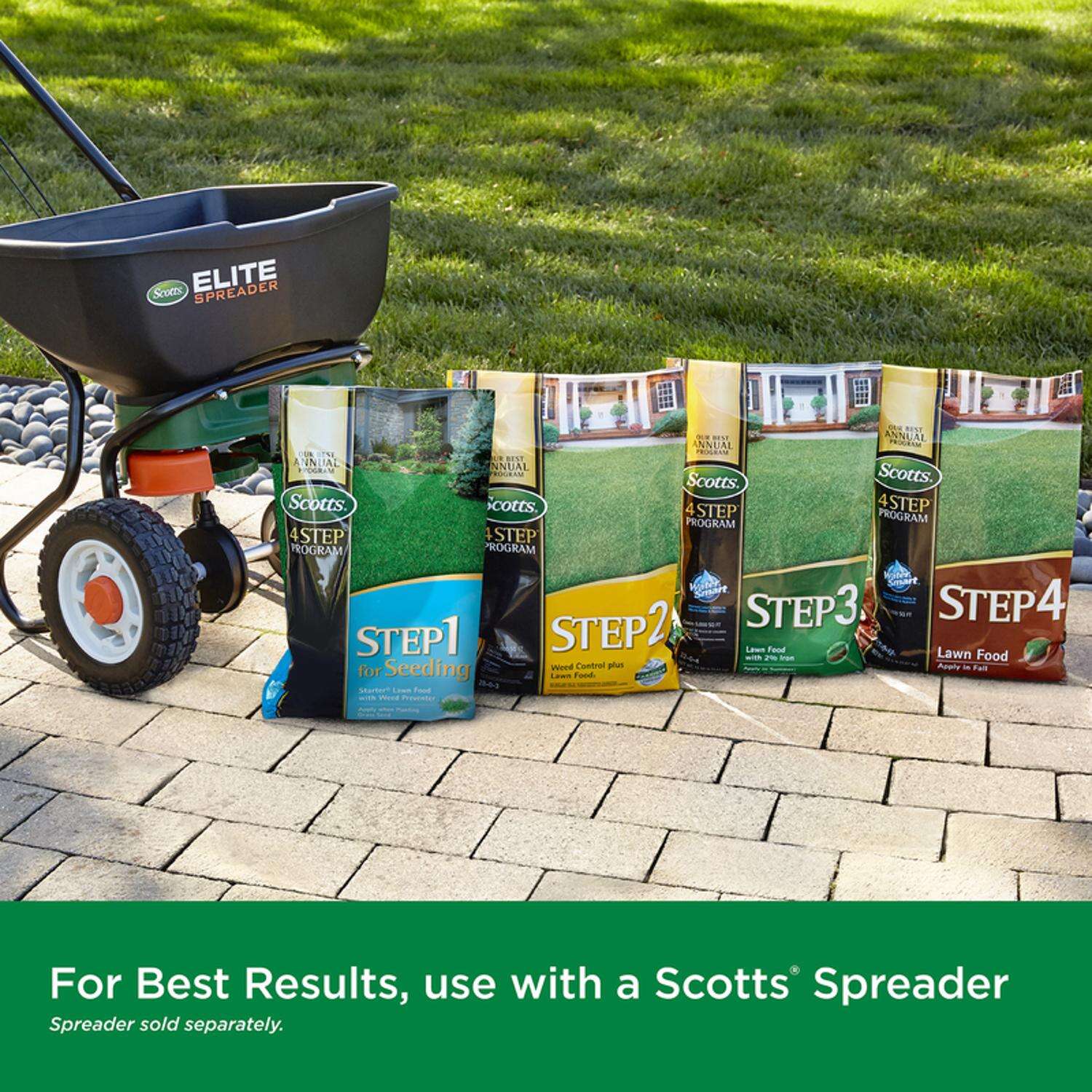 Scotts Step 2 Weed Control Weed Control Lawn Fertilizer For Multiple Grass Types 15000 sq ft