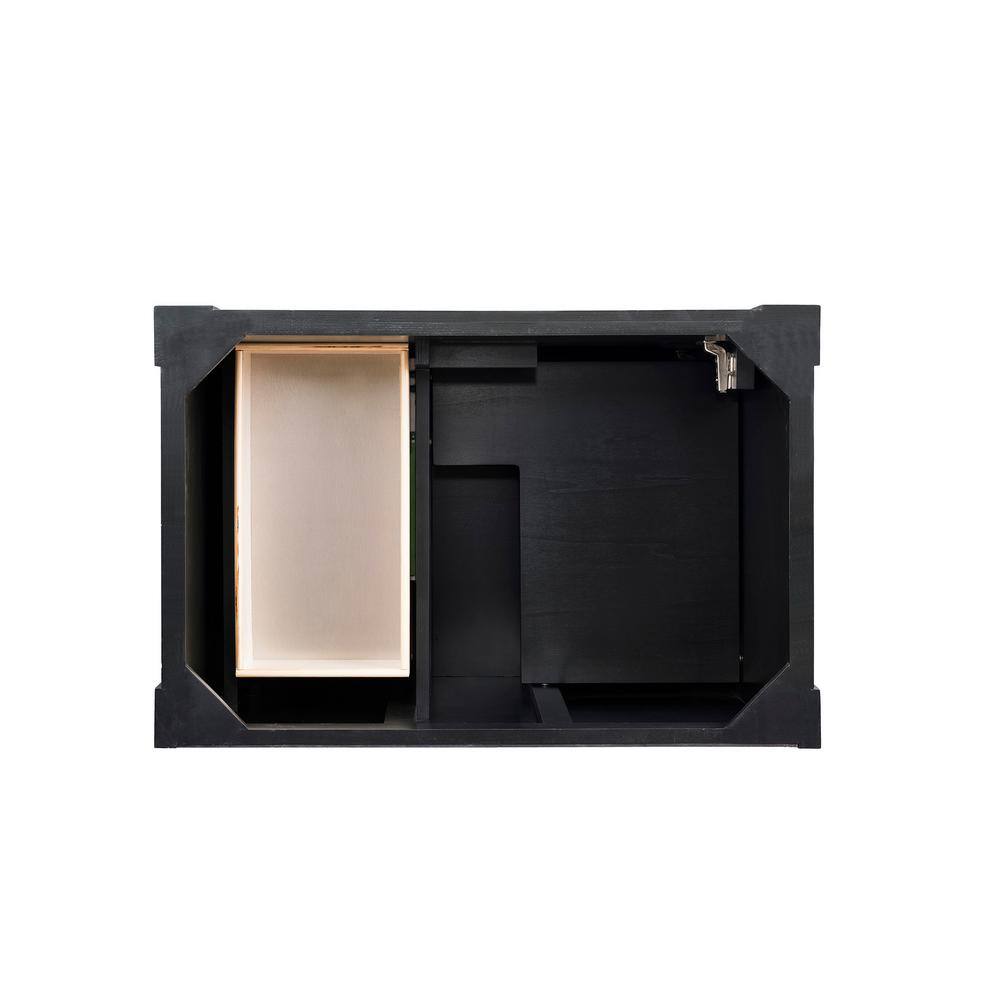 James Martin Vanities Brookfield 36 in. W x 22.8 in.D x 33.5 in. H Bathroom Single Vanity Cabinet Without Top in Antique Black 147-114-5536