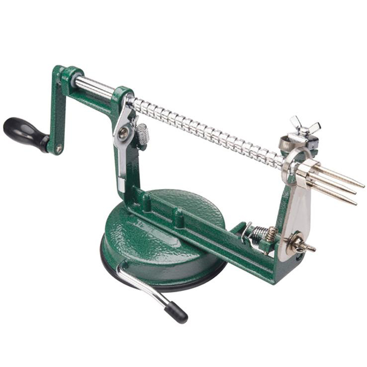 LEM Counter Mounted Apple and Potato Peeler