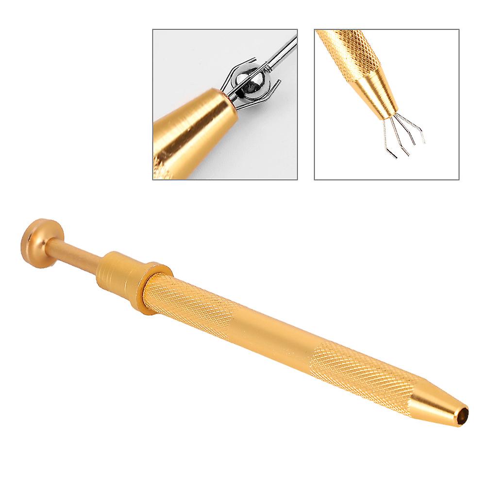 4 Prongs Bead Holder Pick Up Tool Alloy High Precision Body Piercing Tool Accessory