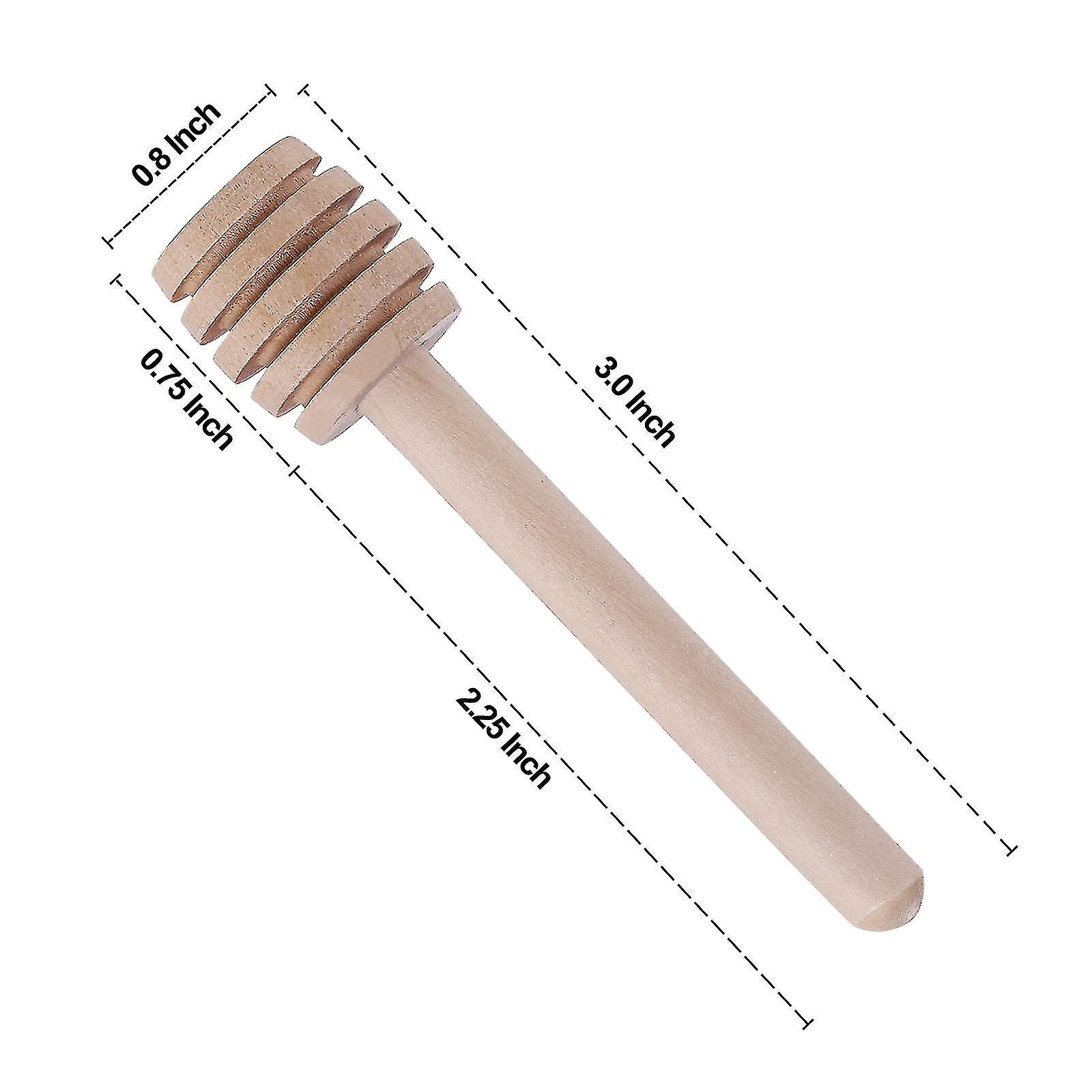 10 Pcs Honey Dipper Sticks， 3 Inch / 8 Cm Mini Wooden Honeycomb Stick， Small Honey Spoons Stirrer Stick For Honey Jar