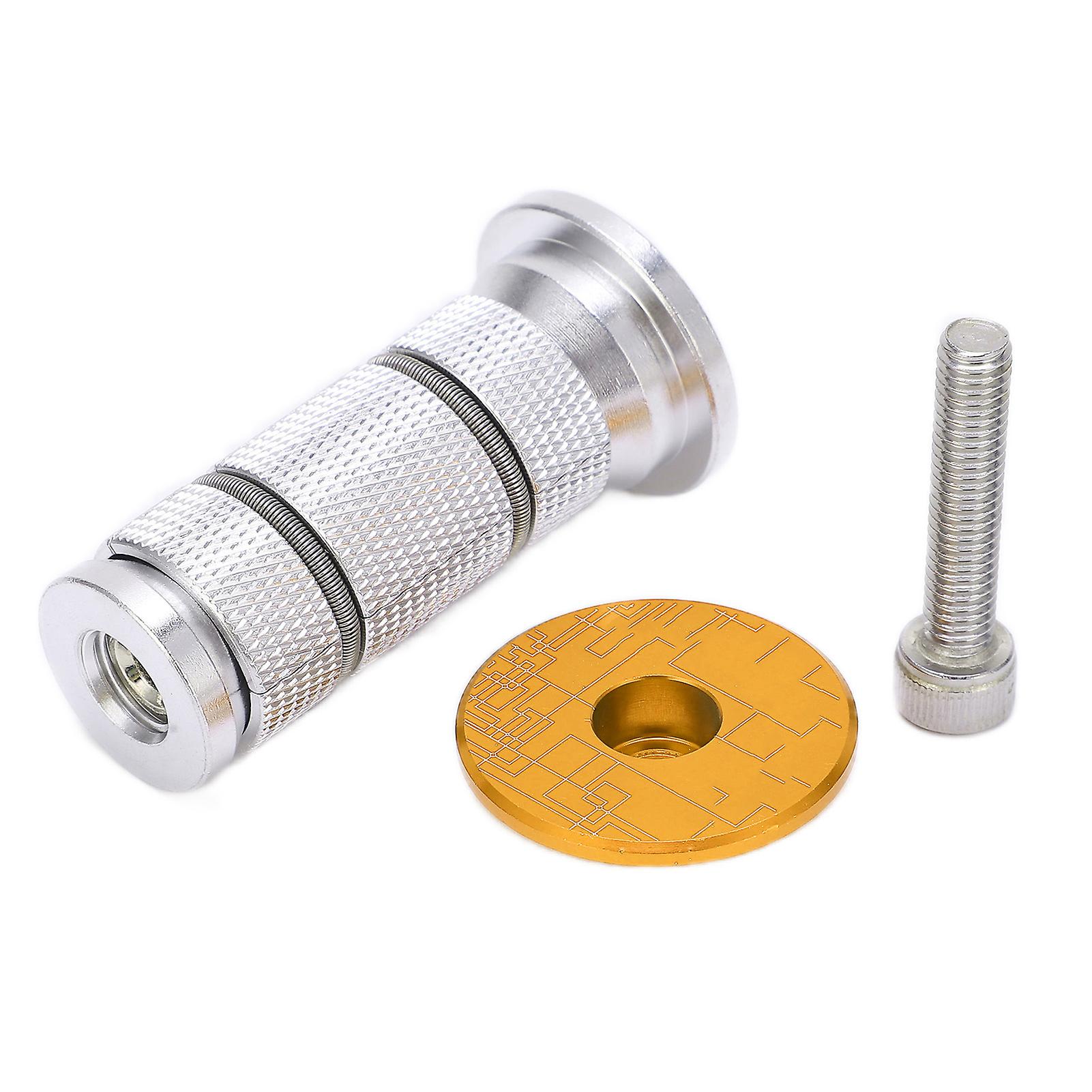 Compression Plug Thread Cnc Knurling Reusable Clear Texture For Carbon Fiber Front Forksgold