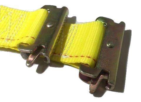 2" x 12 Ft. Interior Van Ratchet E-Track Straps w/ Spring E Fittings 12 PACK | R12E