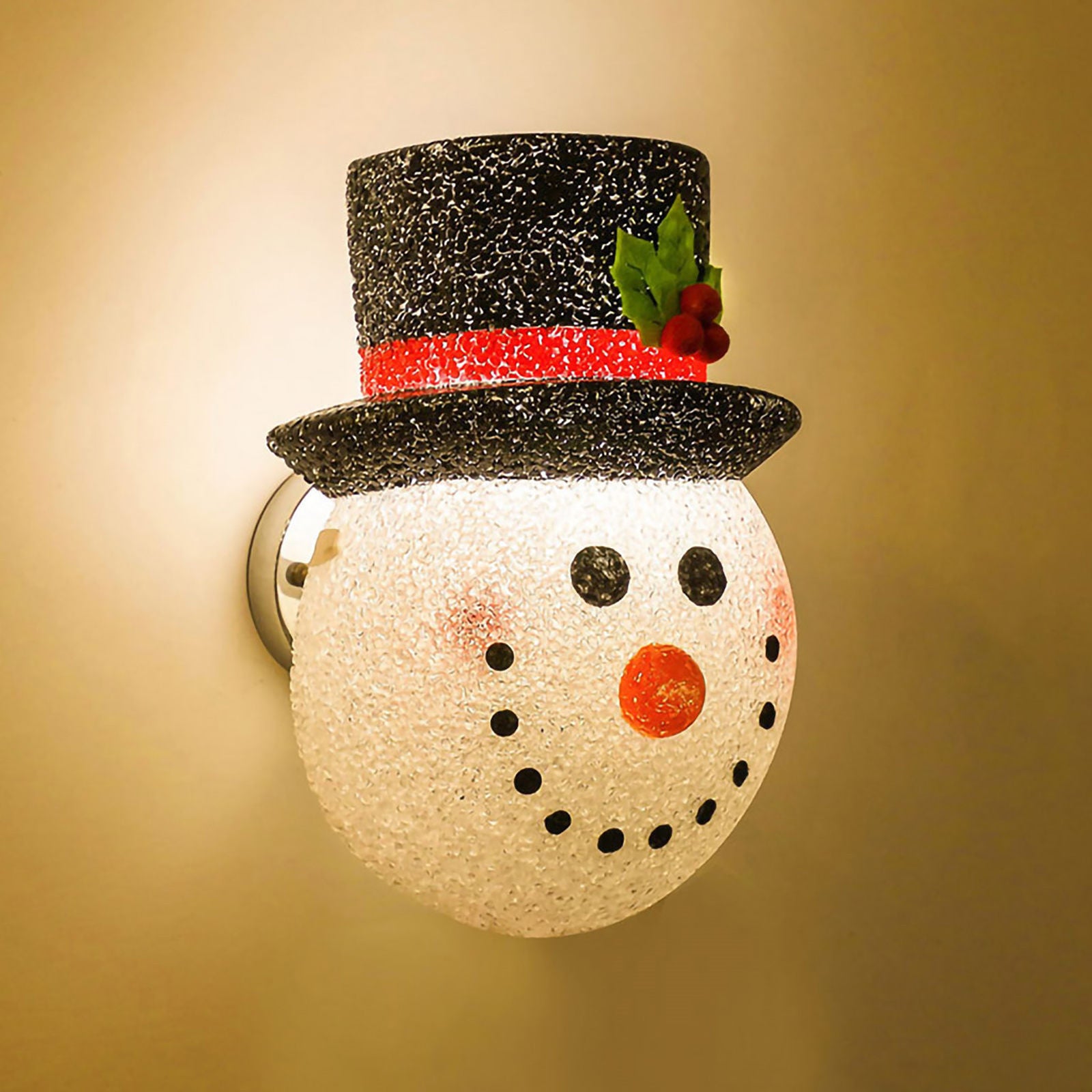 Christmas Lampshade Door Hanging Snowman Lamp Hanging Street Lampshade Snowman Lampshade