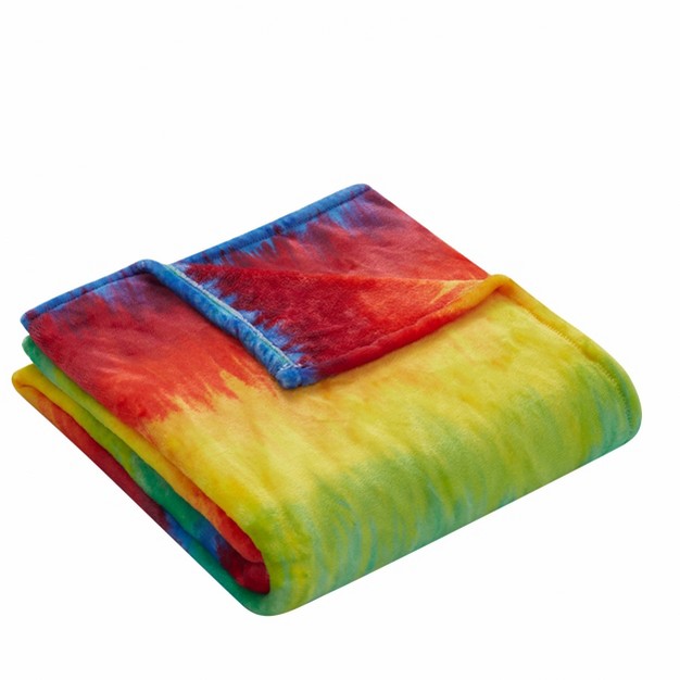 Kate Aurora Rainbow Ultra Soft amp Plush Oversized Accent Throw Blanket 50 In W X 70 In L