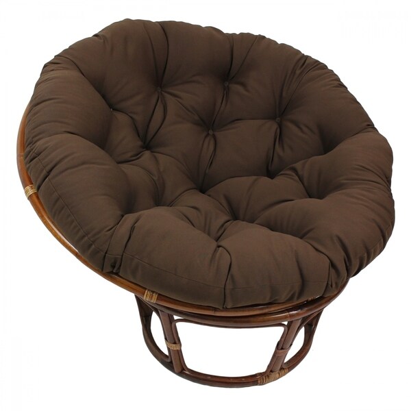 44-inch Solid Twill Papasan Cushion (Cushion Only)