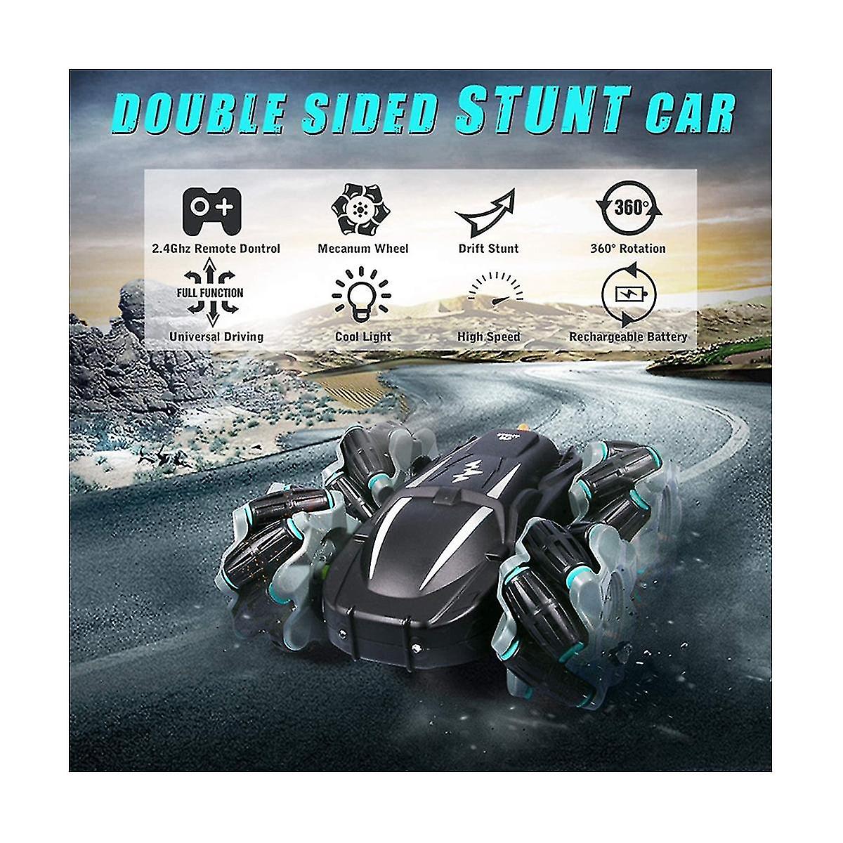 Rc Stunt Car 2.4ghz Remote Control Boat Waterproof Radio Controlled Stunt Car 4wd Vehicle Car Toys