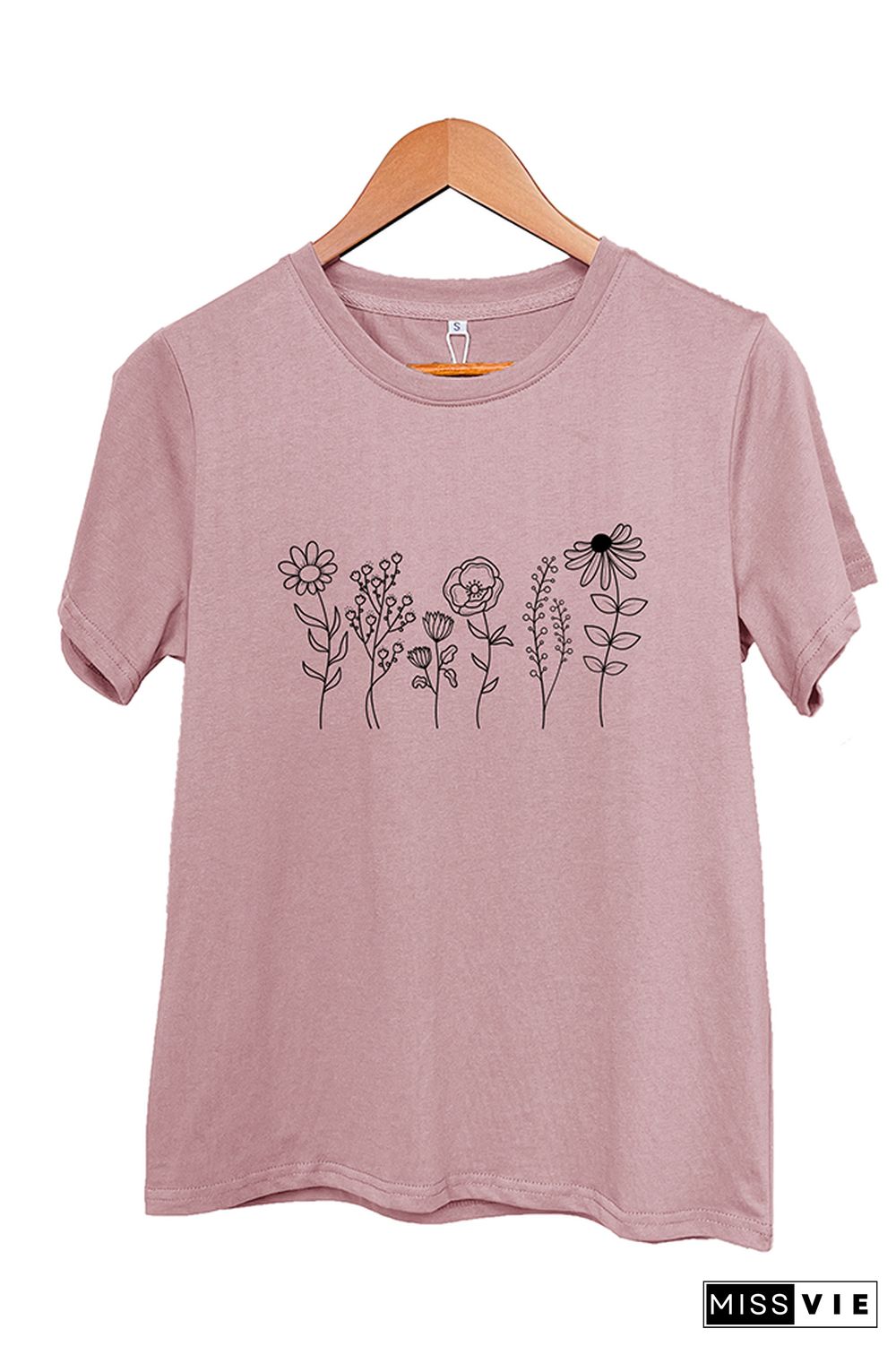 Wildflowers Graphic T-Shirt Wholesale