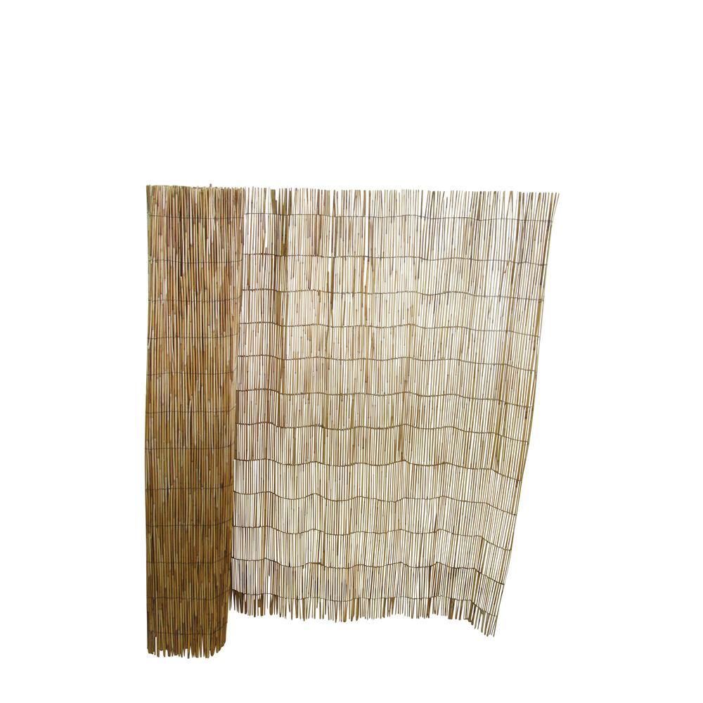 MGP 60 in. x 168 in. W Natural Bamboo Reed Fence Panel RF-5